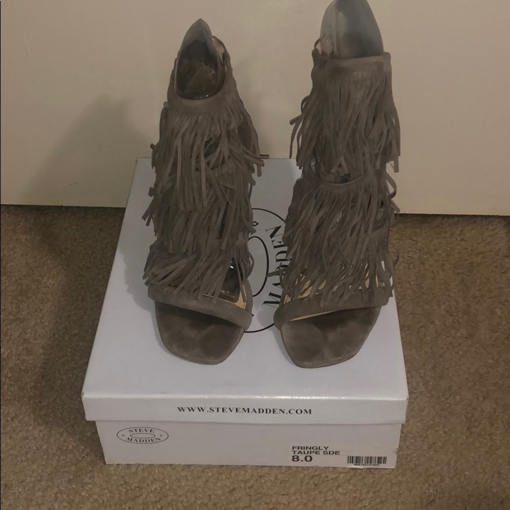 Steve Madden fringe heels